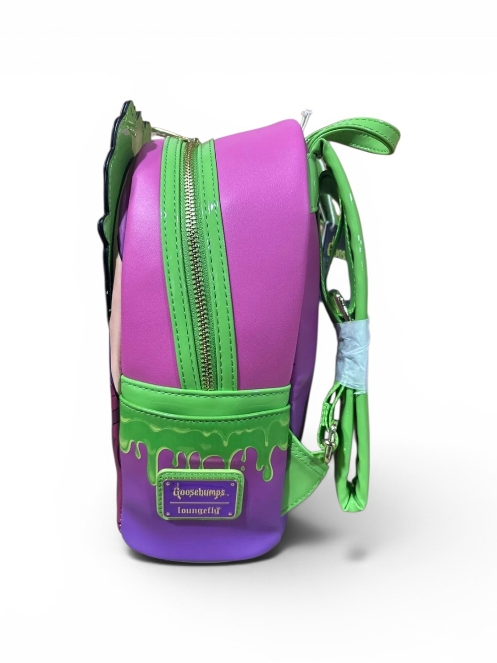 Loungefly Goosebumps Haunted Mask Glow in the Dark Mini Backpack NWT - Picture 2 of 7
